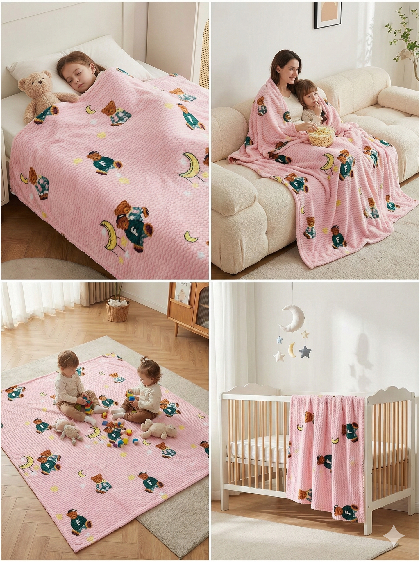 Throw Blanket / Kids Blanket 50x70 Inches