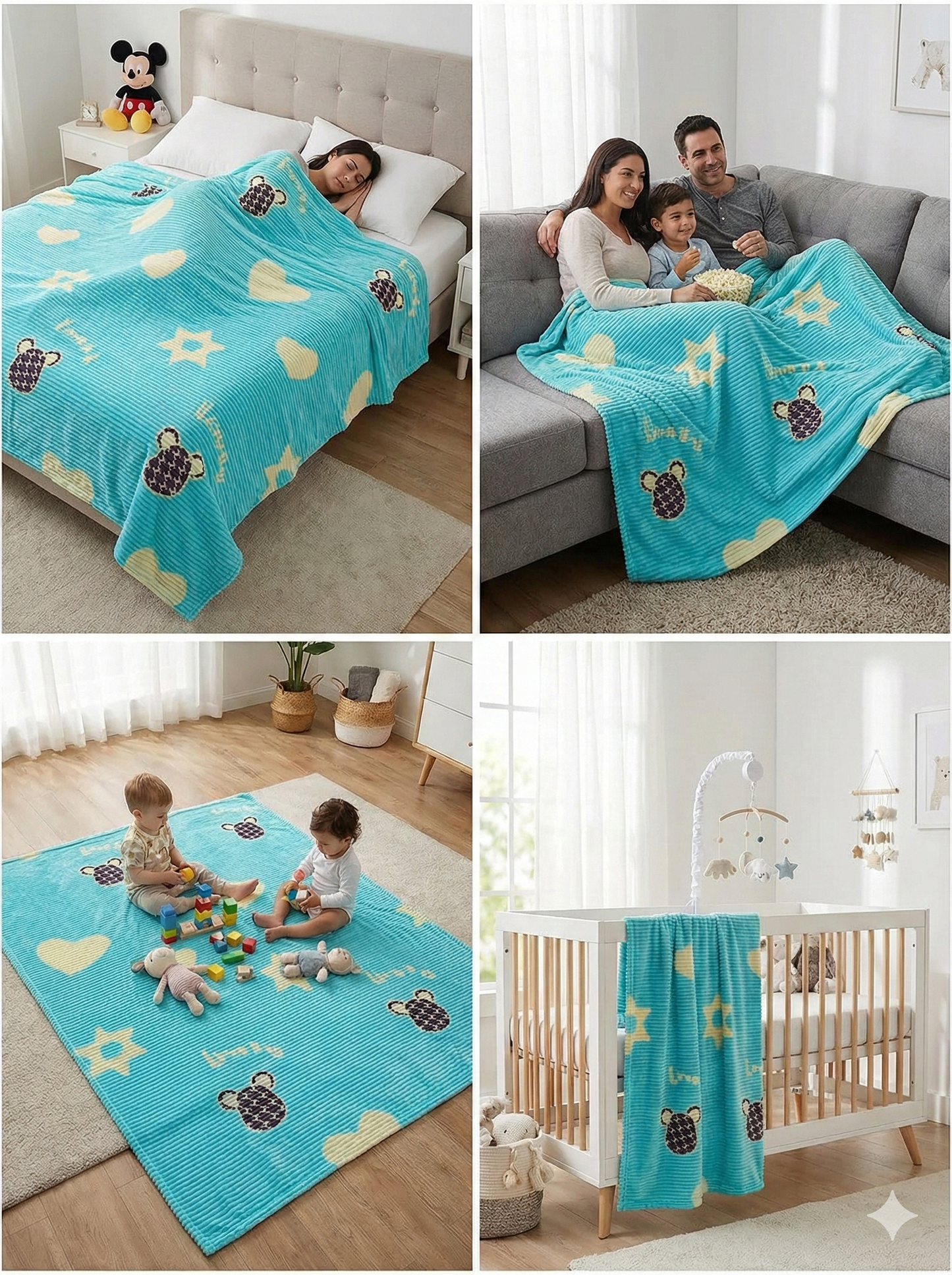 Throw Blanket / Kids Blanket 50x70 Inches