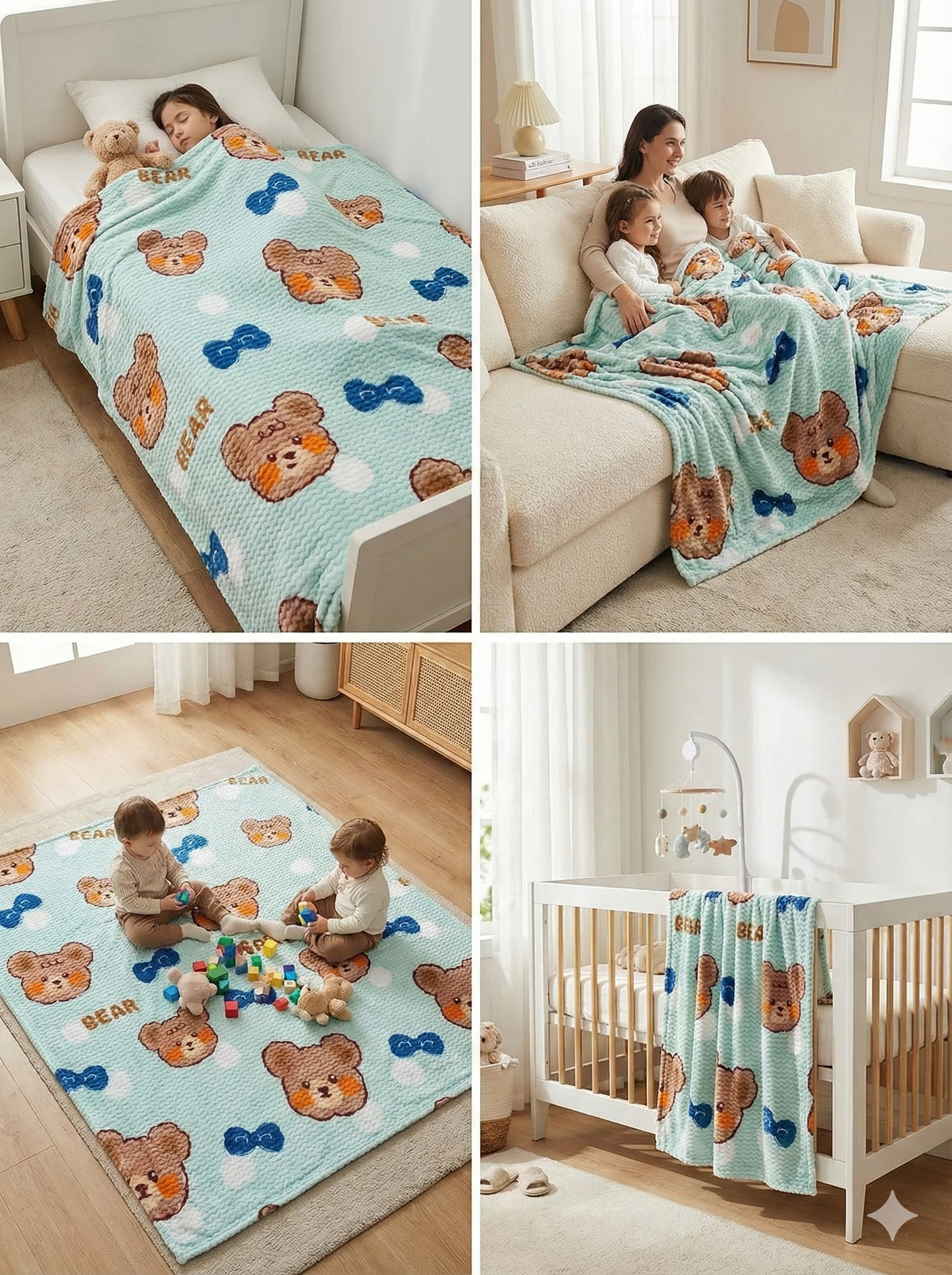Throw Blanket / Kids Blanket 50x70 Inches