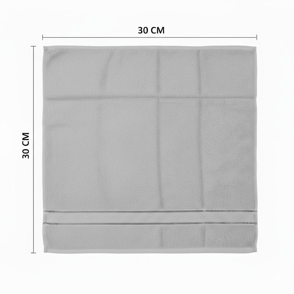 Cotton Face Towel 12 Pcs 450 GSM (40x60 cms) Multicolor