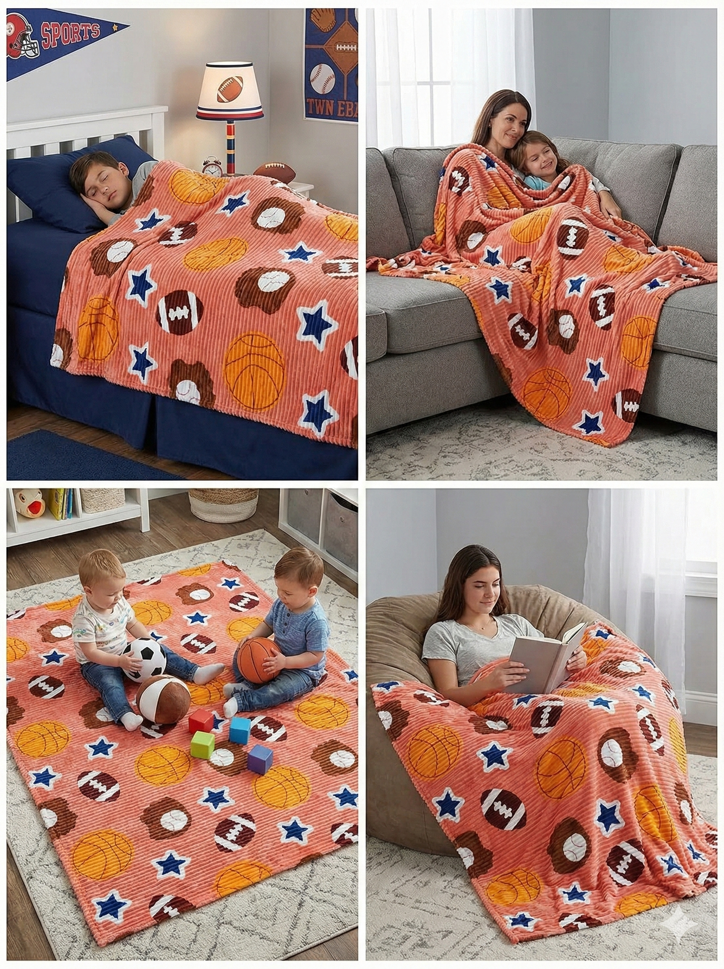 Throw Blanket / Kids Blanket 50x70 Inches