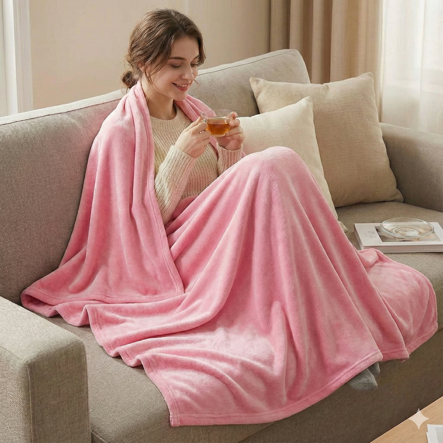SUPER SOFT FLEECE BLANKET ALL SEASON