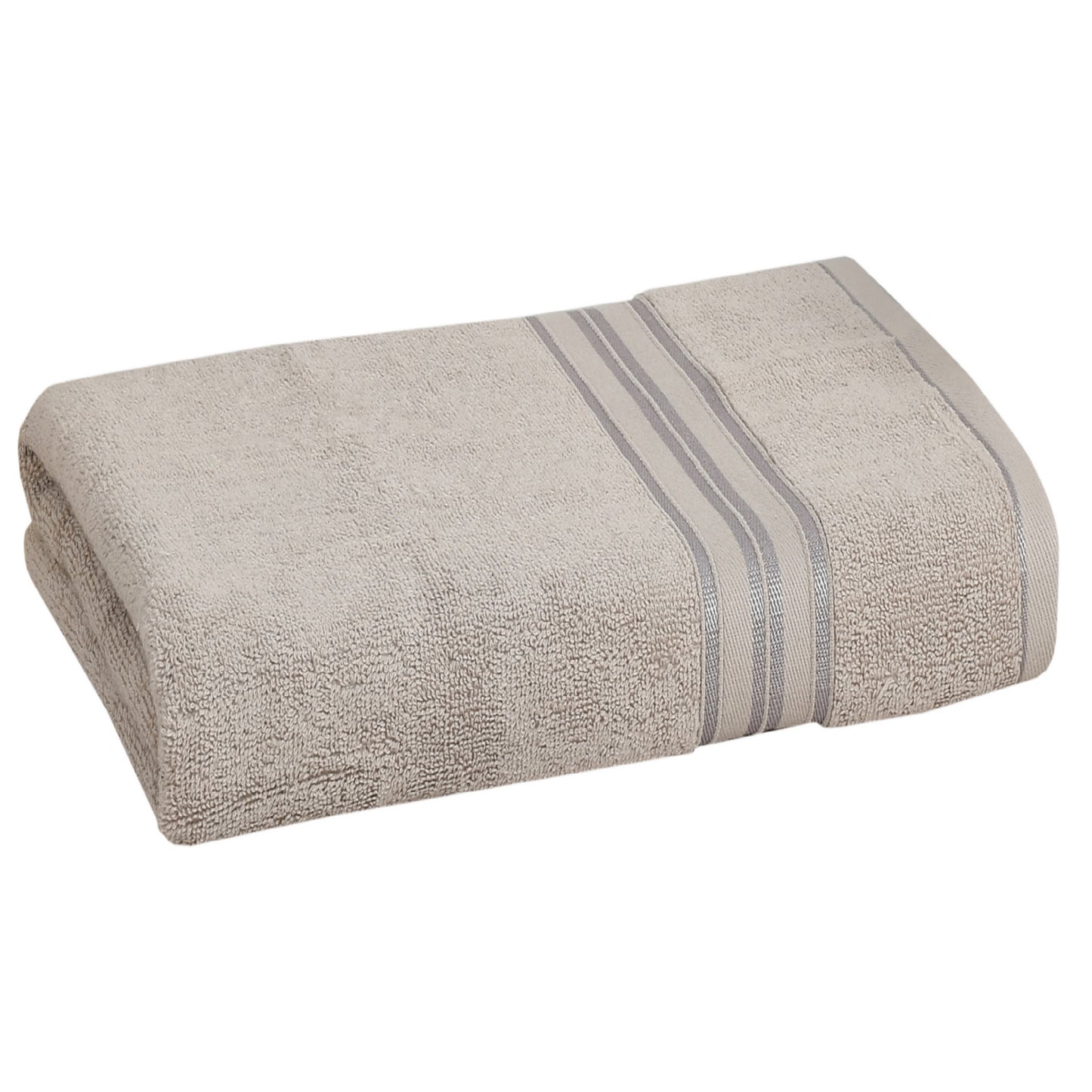Bath Towel 100% Cotton 600 GSM Large Size 72x142 CM Light Grey