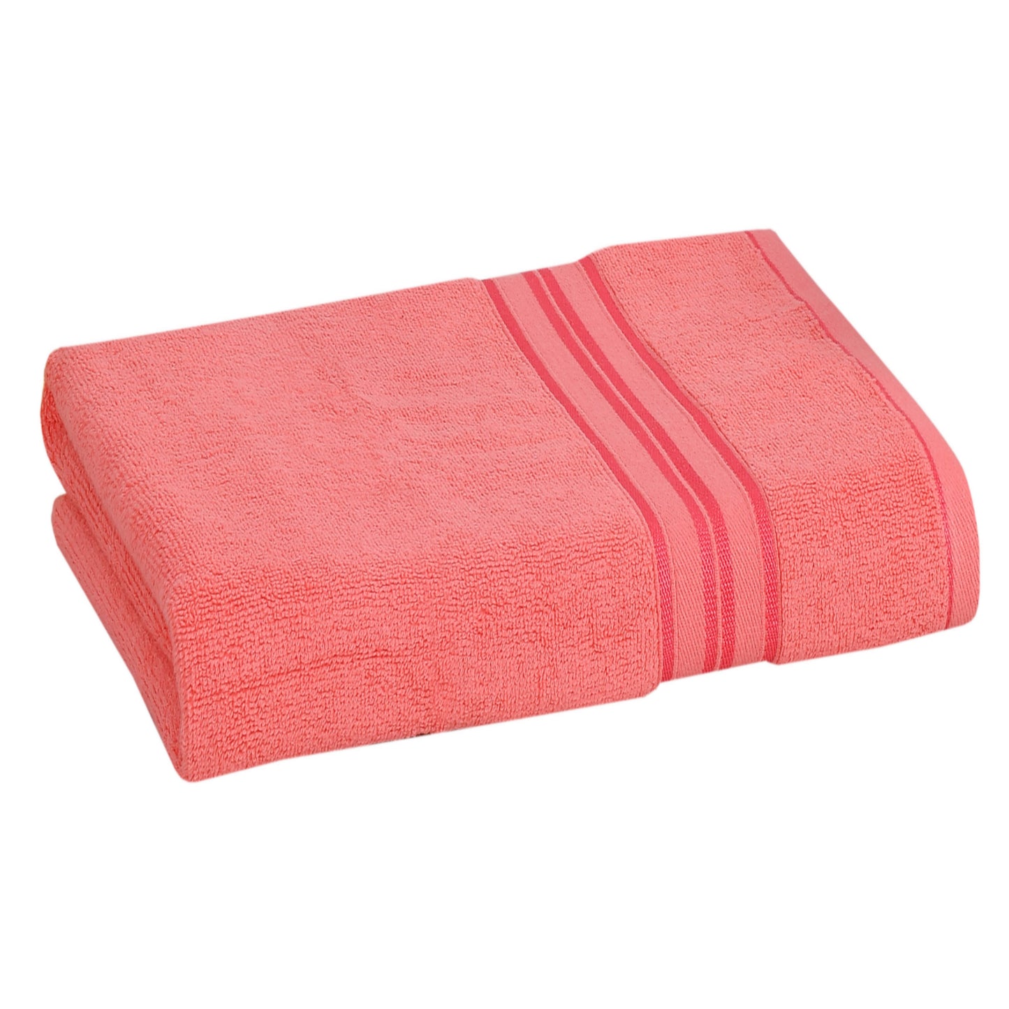Bath Towel 100% Cotton 600 GSM Large Size 72x142 CM Peach