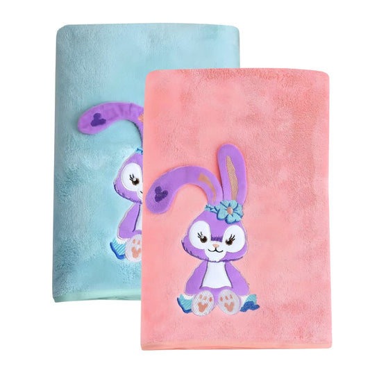 Cotton Bolls Quick Dry Microfiber Bunny Bath Towel Large Size