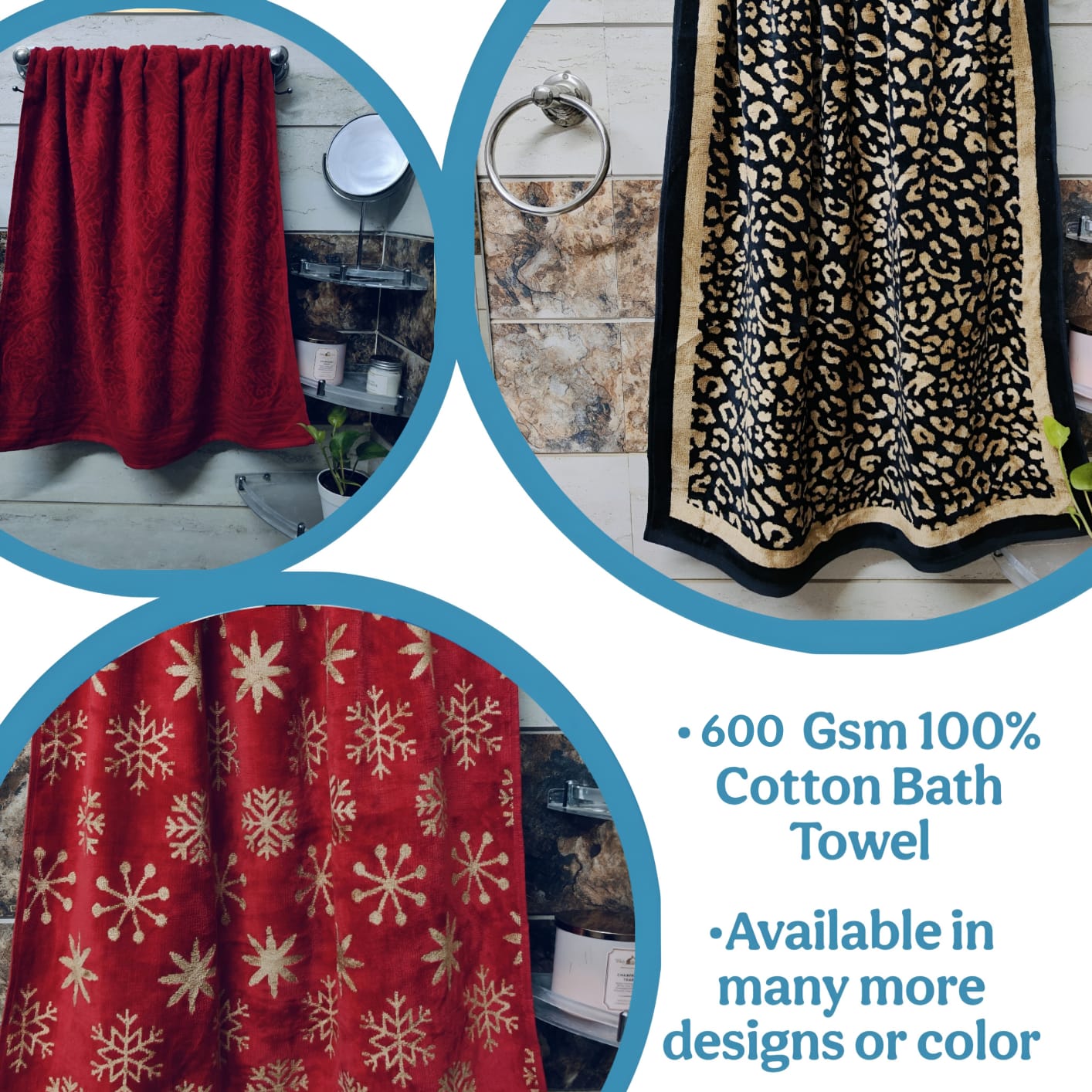 100% Cotton Bath Towel