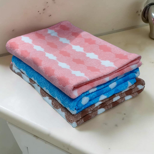 Cotton Bolls Quick Dry Microfiber Bath Towel Large Size