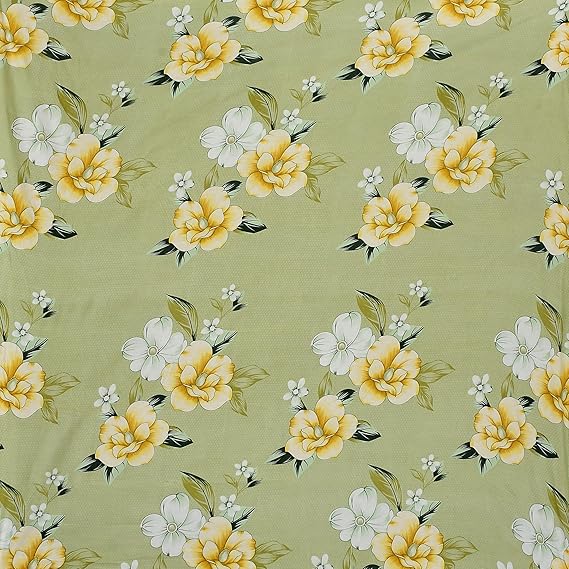 Pack of 2 Fitted King Size Bedsheet Glace Cotton with all Round Elastic 72x78x7